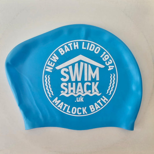 SwimShack.uk/New Bath Lido Silicone Swim Cap - Long Hair