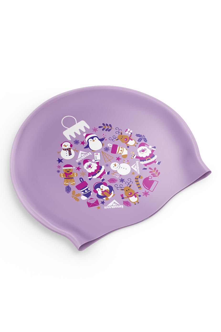 Christmas Bauble Swim Cap – Lavender