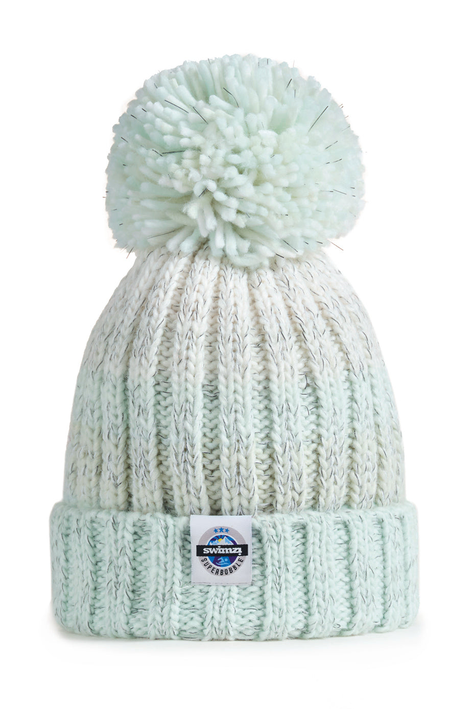 Mint Gradient Reflective – Super Bobble Hat look