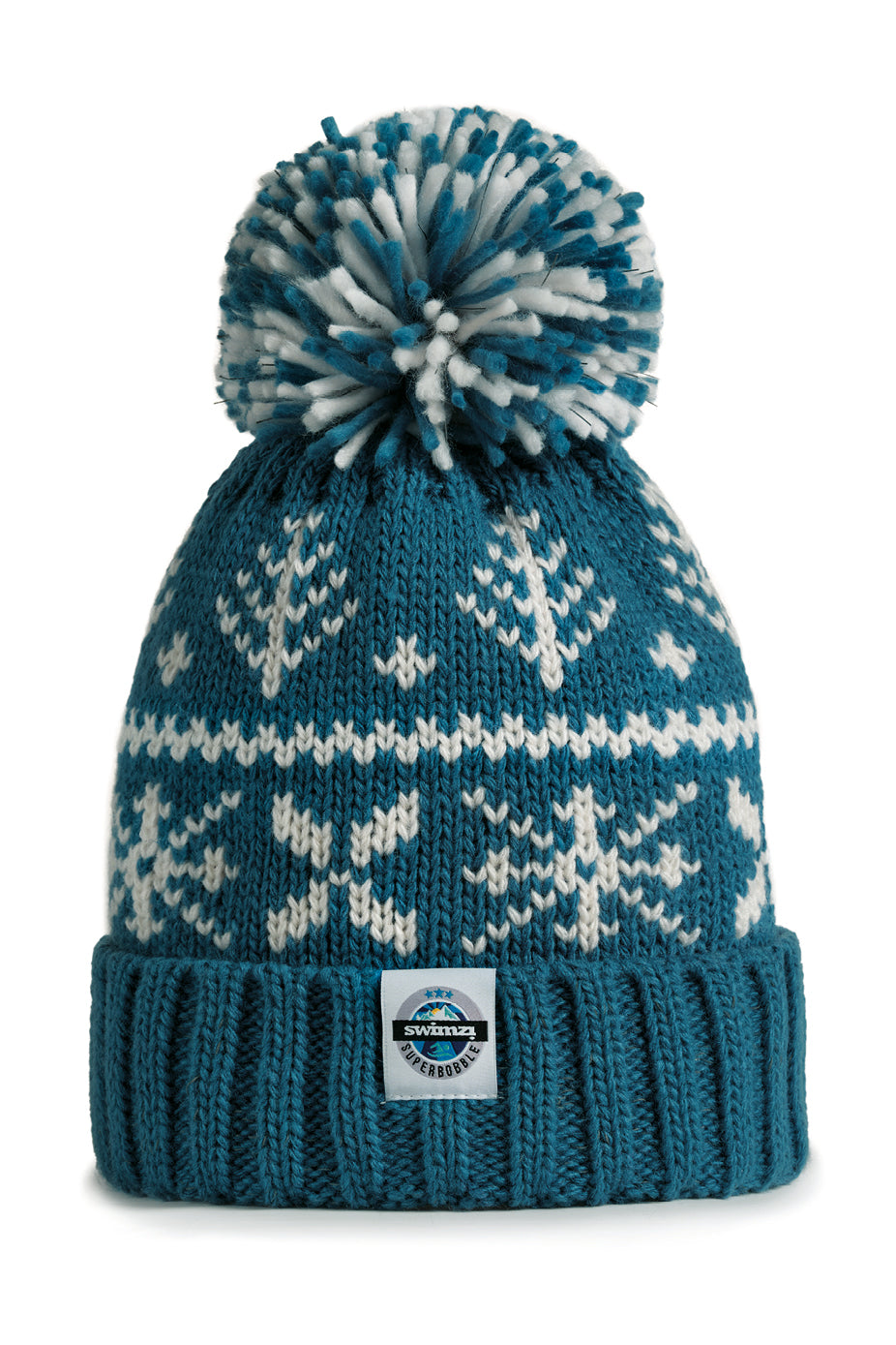 Fair Isle Delph Reflective – Super Bobble Hat