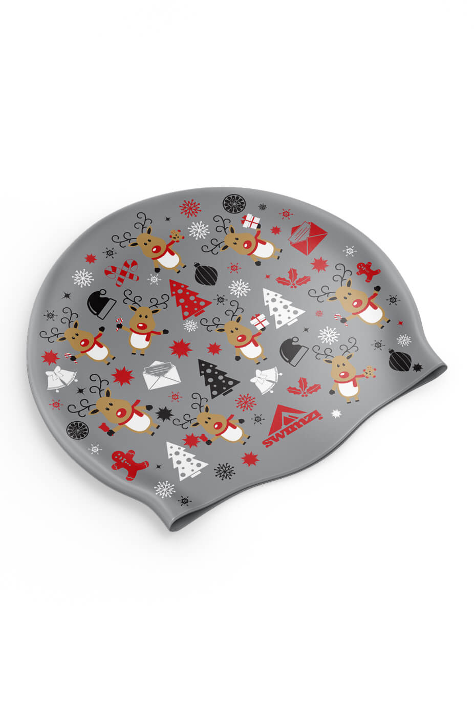 Christmas Reindeer Swim Cap