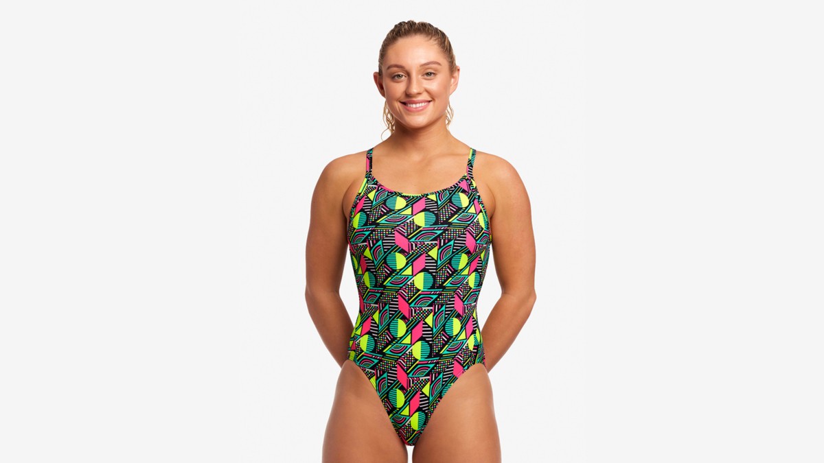 Funkita Diamond Back One Piece - Dot Matrix