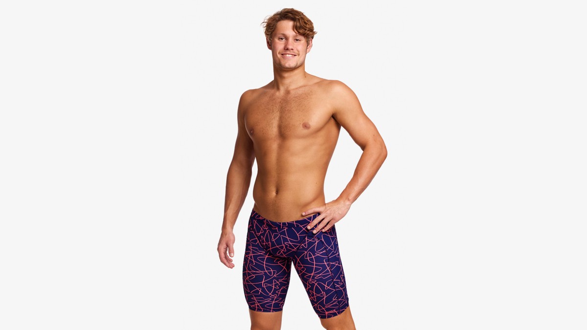 Funky Trunks Mens Training Jammers - Serial Texter