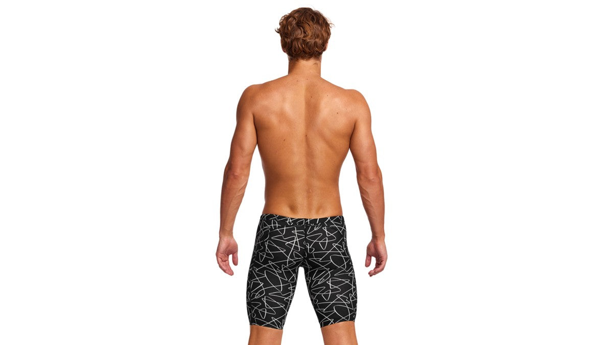 Funky Trunks Mens Training Jammers - Texta Mess