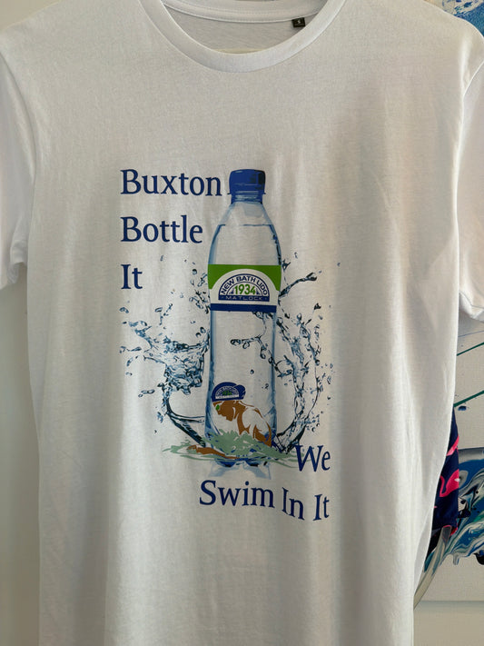 Buxton Bottle it, We Swim in it T-Shirt