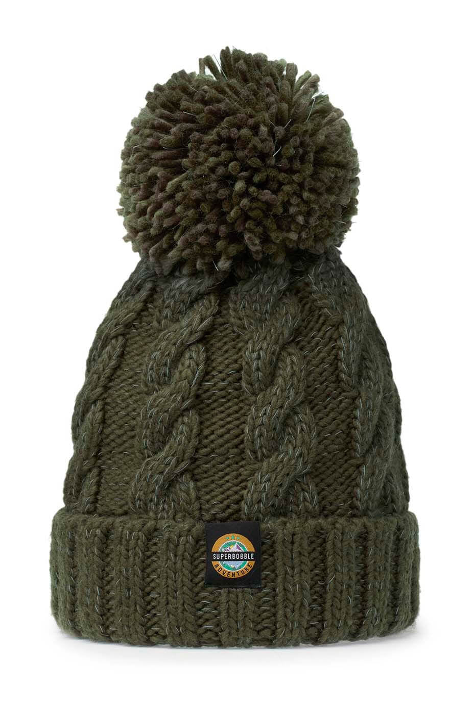 Greenland Cable Super Bobble Hat