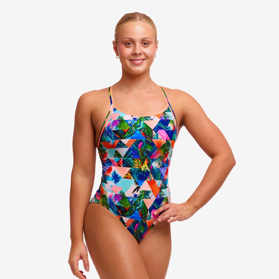 Funkita Diamond Back One Piece - Palm Prism