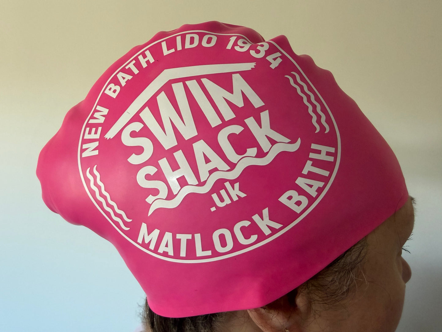 SwimShack.uk/New Bath Lido Silicone Swim Cap - Long Hair