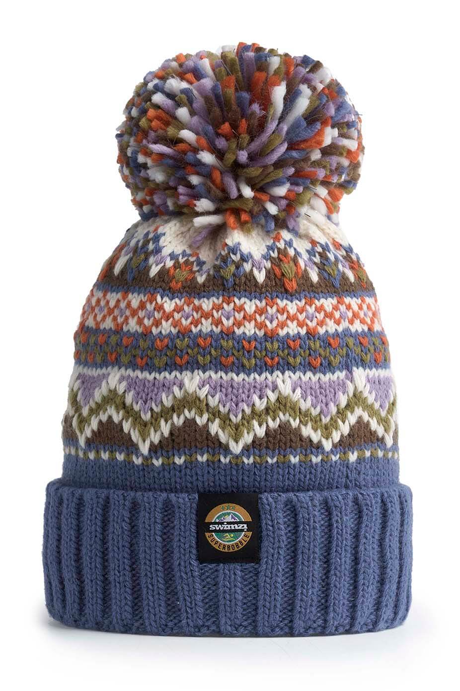 Ocean Fairisle Knit Reflective - Superbobble Hat