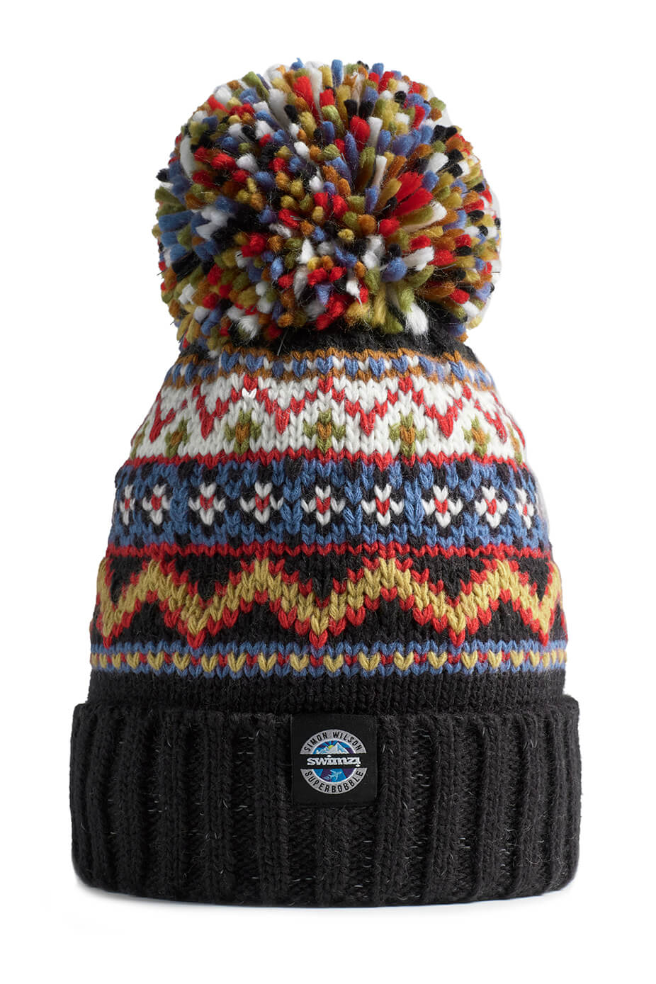 Simon Wilson Fairisle Knit Reflective - Superbobble Hat