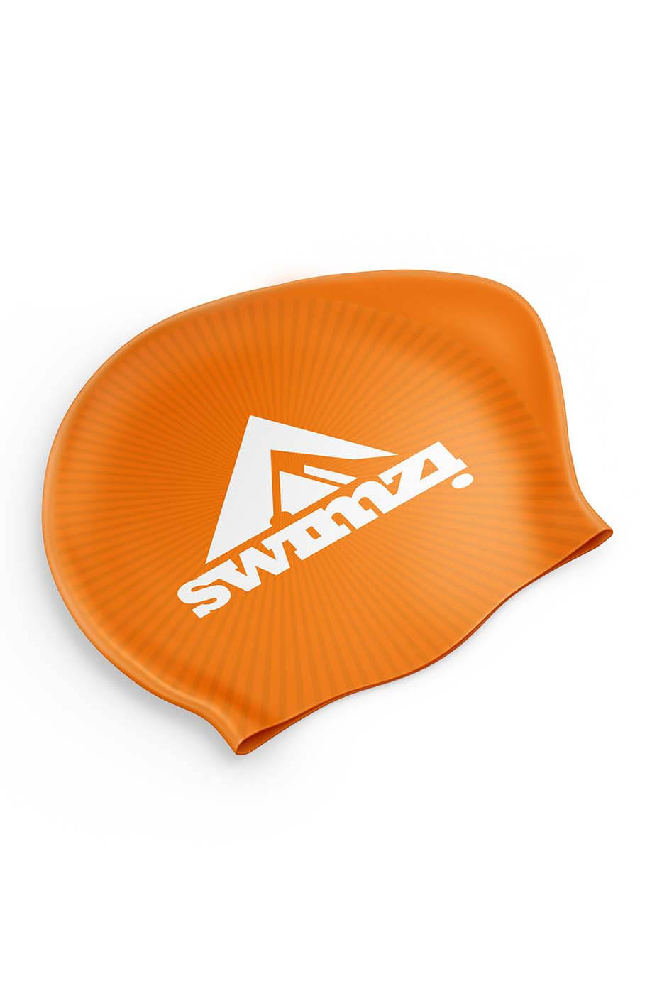 Swim Cap by Swimzi - Orange Sunrise Long Hair