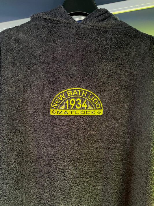 Navy Towelling Poncho 1934 Branded