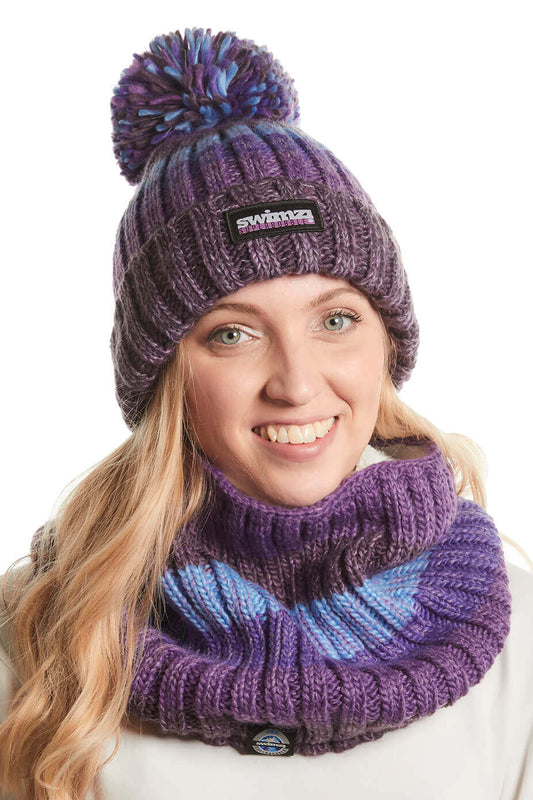 Berries Gradient Cable Knit – Neck Warmer