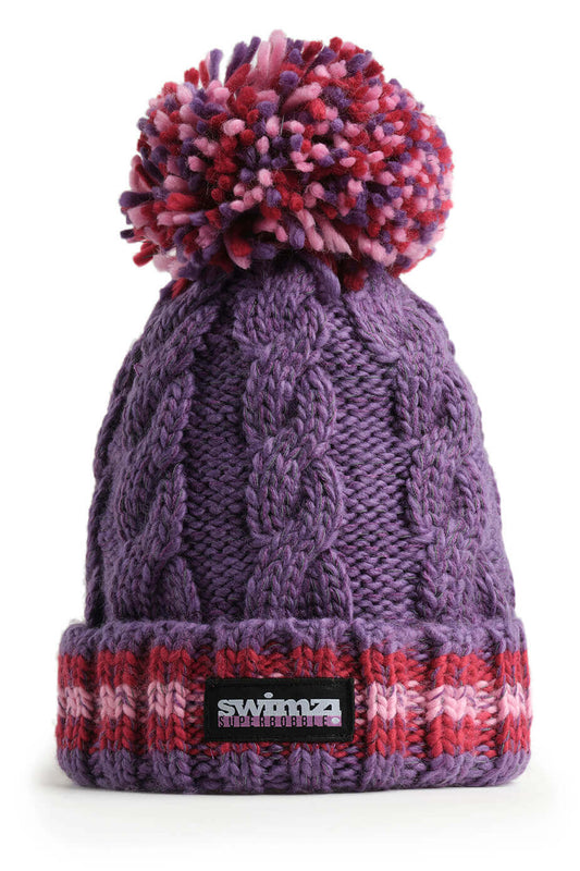 Berries Cable Knit Reflective – Super Bobble Hat