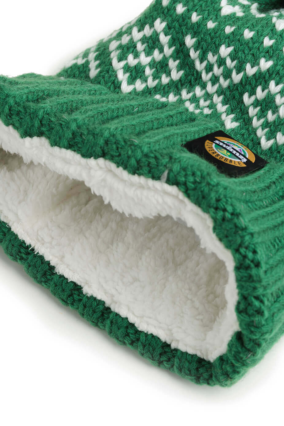 Emerald Nordic Knit Reflective – Super Bobble Hat